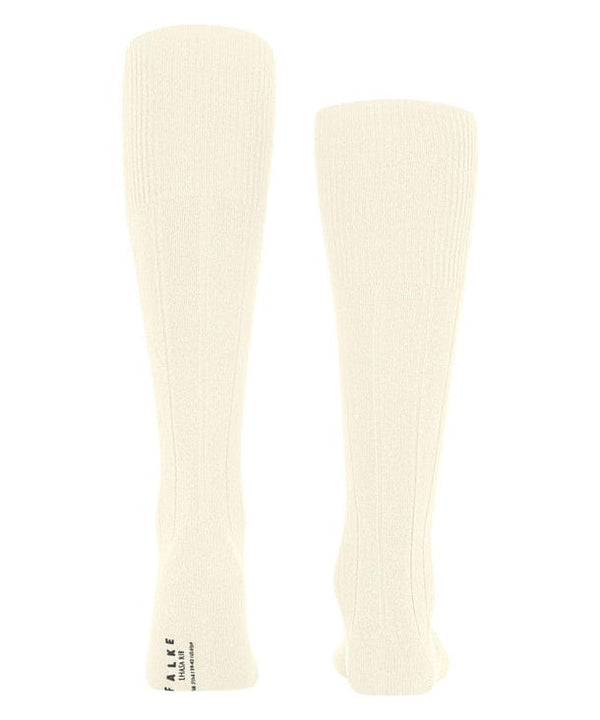 Lhasa Wool/Cashmere Over the Calf Socks - Pearl