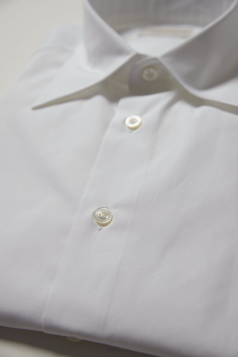 Point Collar Dress Shirt - White