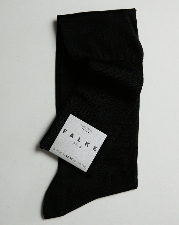 Silk No.4 Socks - Black