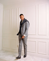 Grey Wool/Silk/Linen Suit