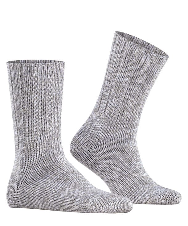 Brooklyn Mid Calf Cotton Socks - Metal Grey