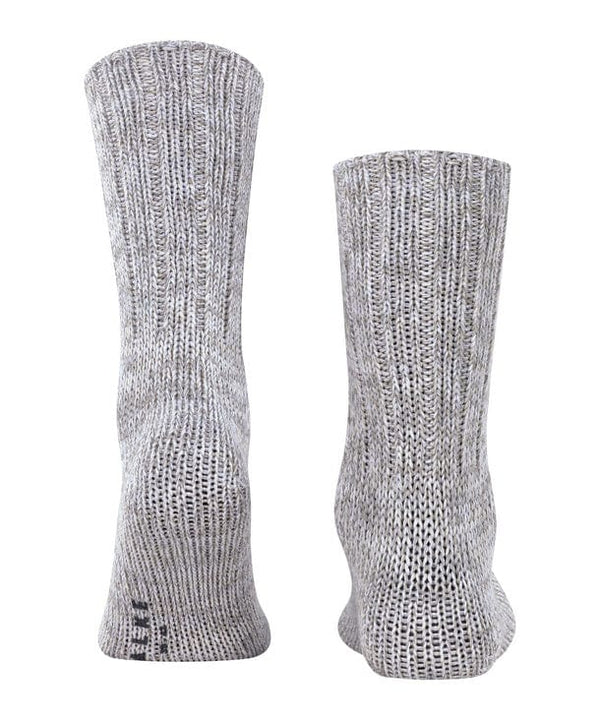 Brooklyn Mid Calf Cotton Socks - Metal Grey