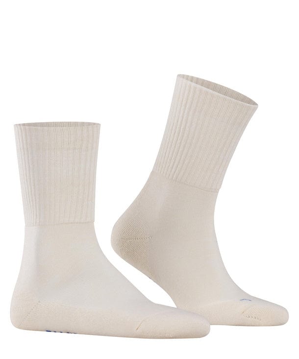 Walkie Light Wool Mid Calf Socks - Woolwhite