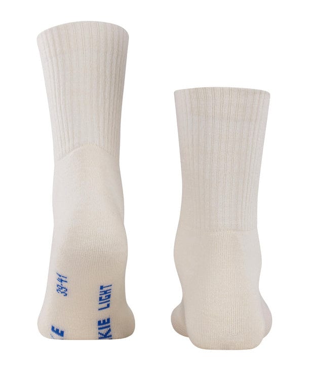 Walkie Light Wool Mid Calf Socks - Woolwhite