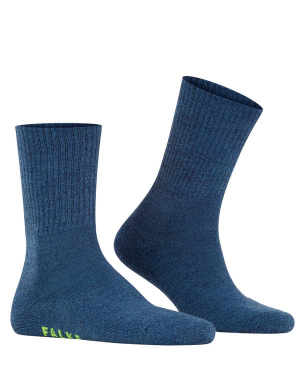 Walkie Light Wool Mid Calf Socks - Light Denim