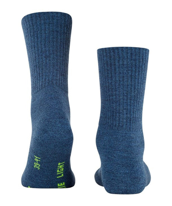 Walkie Light Wool Mid Calf Socks - Light Denim