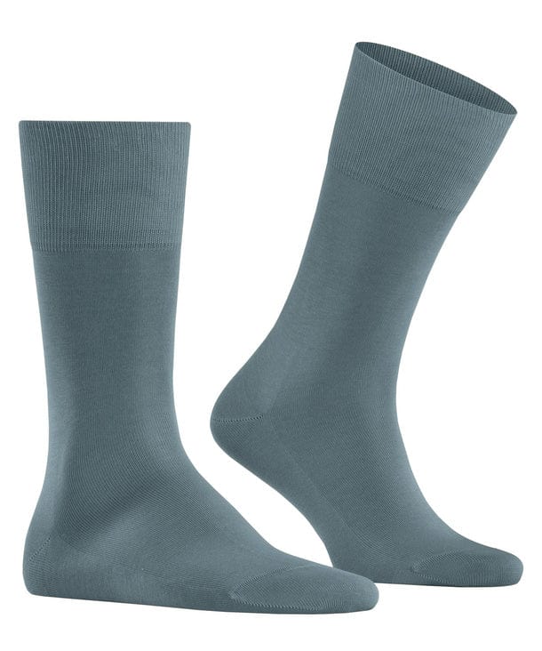 Stone Cotton Mid Calf Socks - Tiago