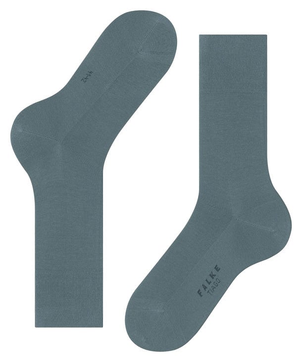 Stone Cotton Mid Calf Socks - Tiago