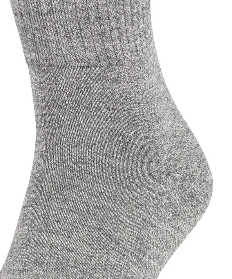 Walkie Light Wool Mid Calf Socks - Graphite Melange