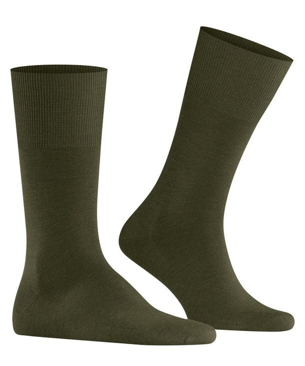 Airport Wool/Cotton Mid Calf Socks - Artichoke