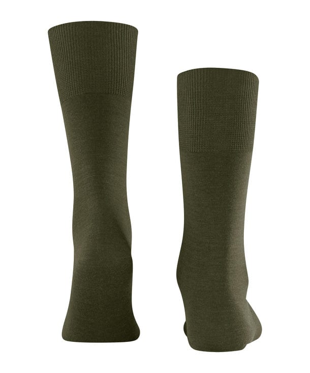 Airport Wool/Cotton Mid Calf Socks - Artichoke