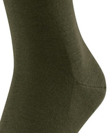 Airport Wool/Cotton Mid Calf Socks - Artichoke
