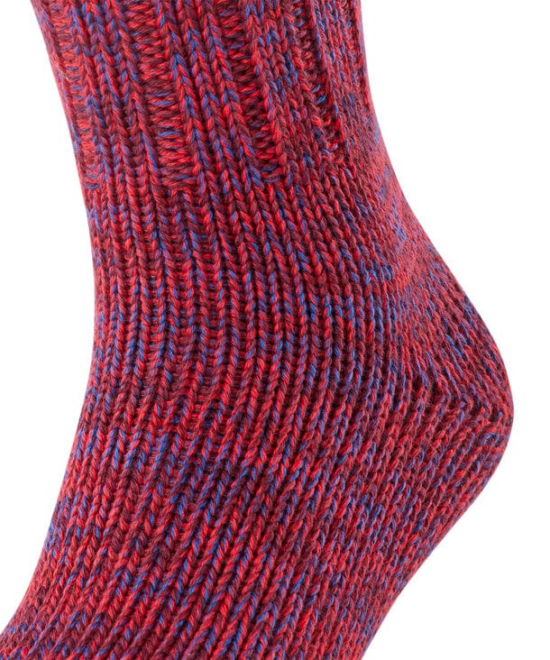 Brooklyn Mid Calf Cotton Socks - Sporty Red