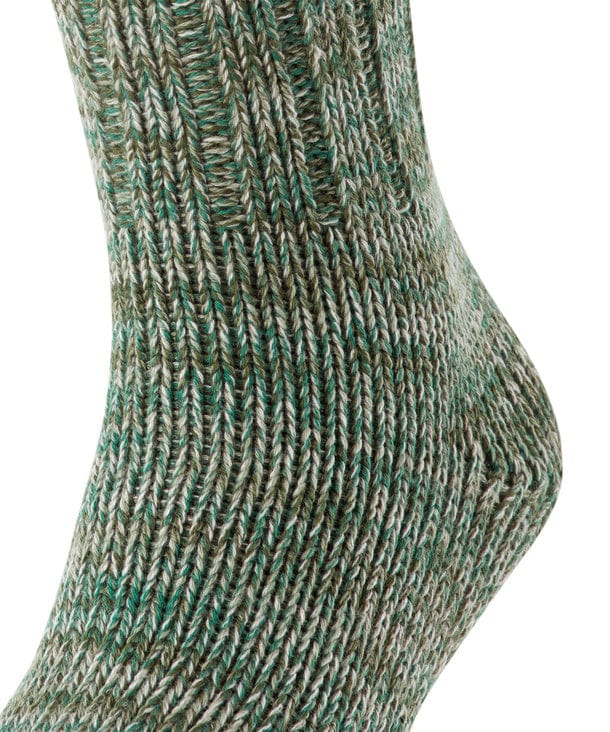 Brooklyn Mid Calf Cotton Socks - Deep Green