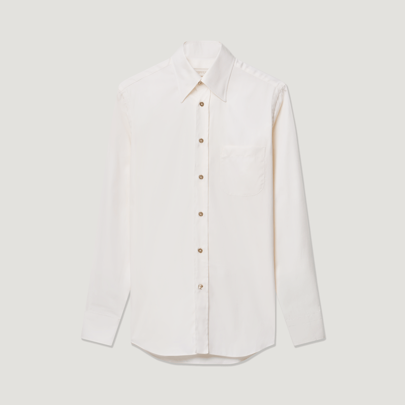 Long Sleeve Button Down - Off White