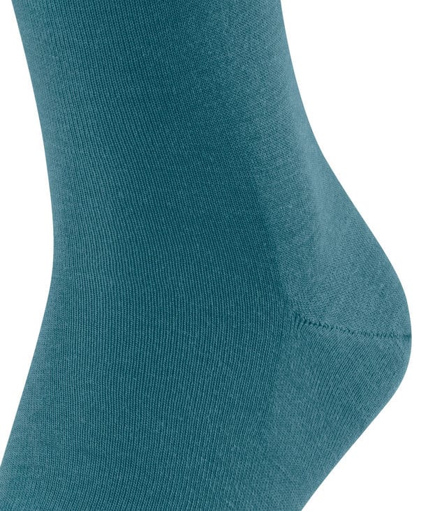 Airport Wool/Cotton Mid Calf Socks - Peacock