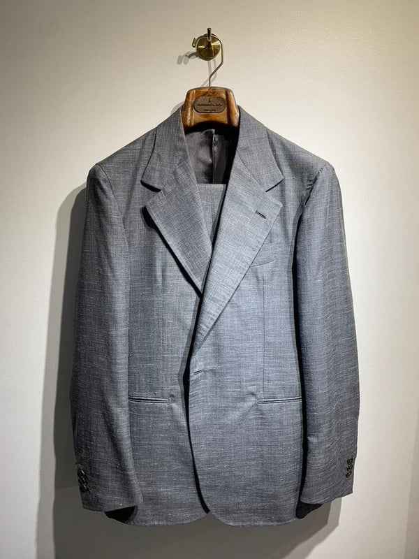 Grey Wool/Silk/Linen Suit