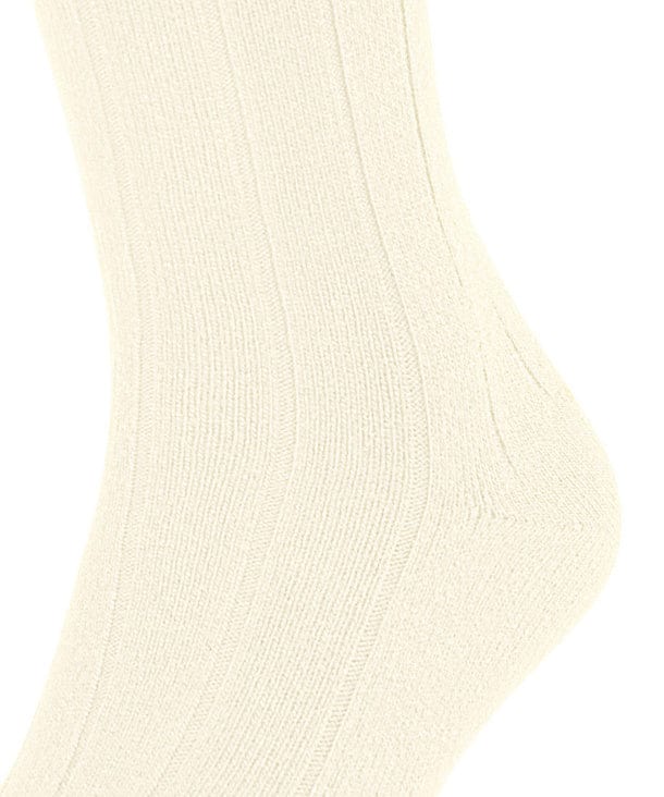 Lhasa Wool/Cashmere Over the Calf Socks - Pearl