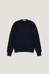 Round neck Sweater - Navy Blue