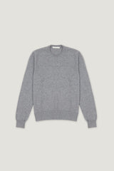 Round neck Sweater - Athletic Grey