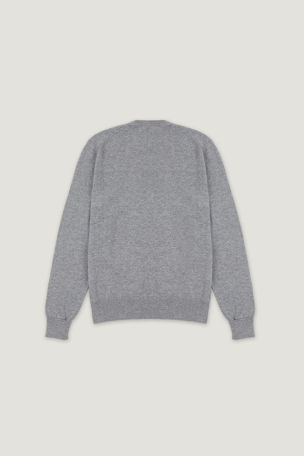 Round neck Sweater - Athletic Grey