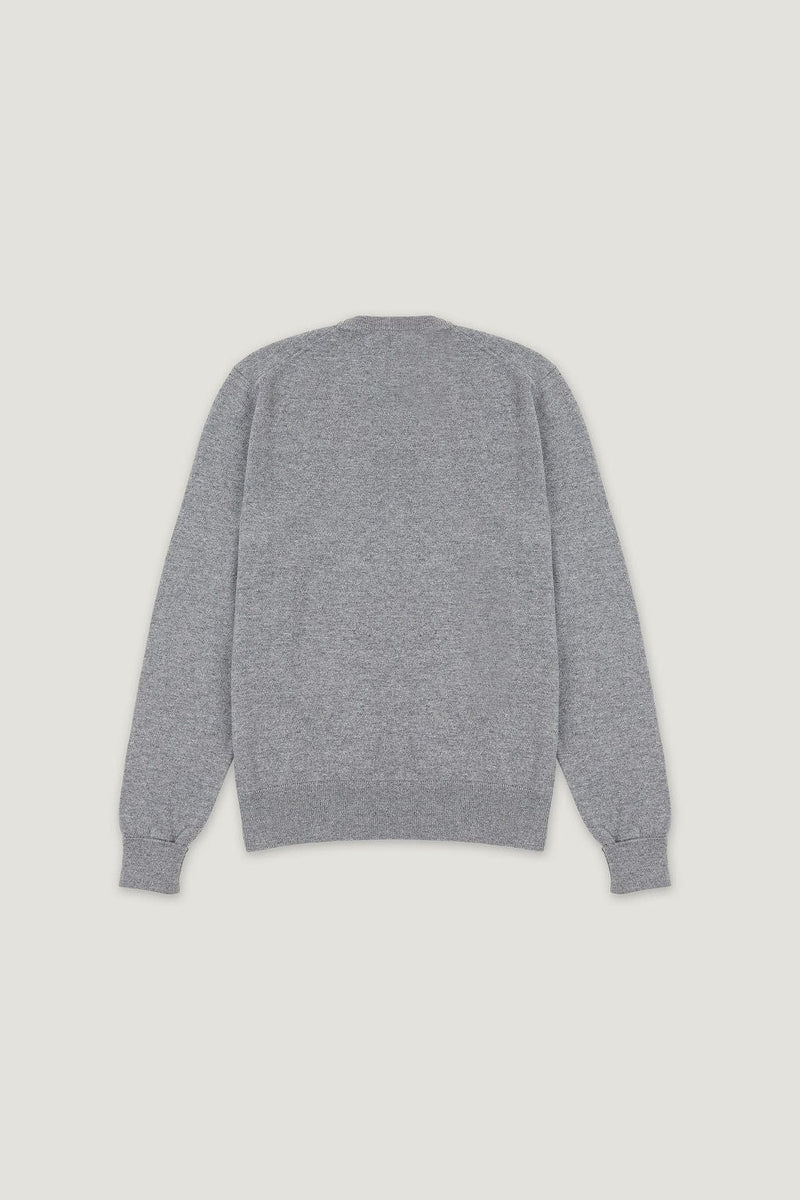 Round neck Sweater - Athletic Grey