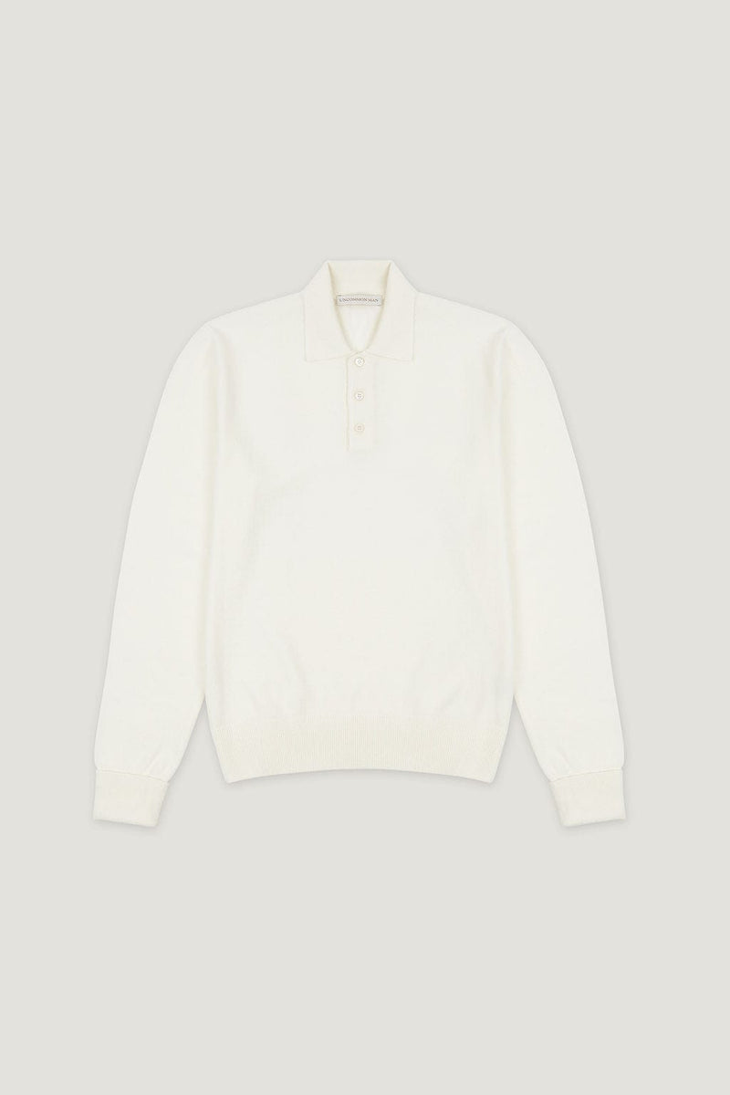 Ecru Polo - Wool Cashmere