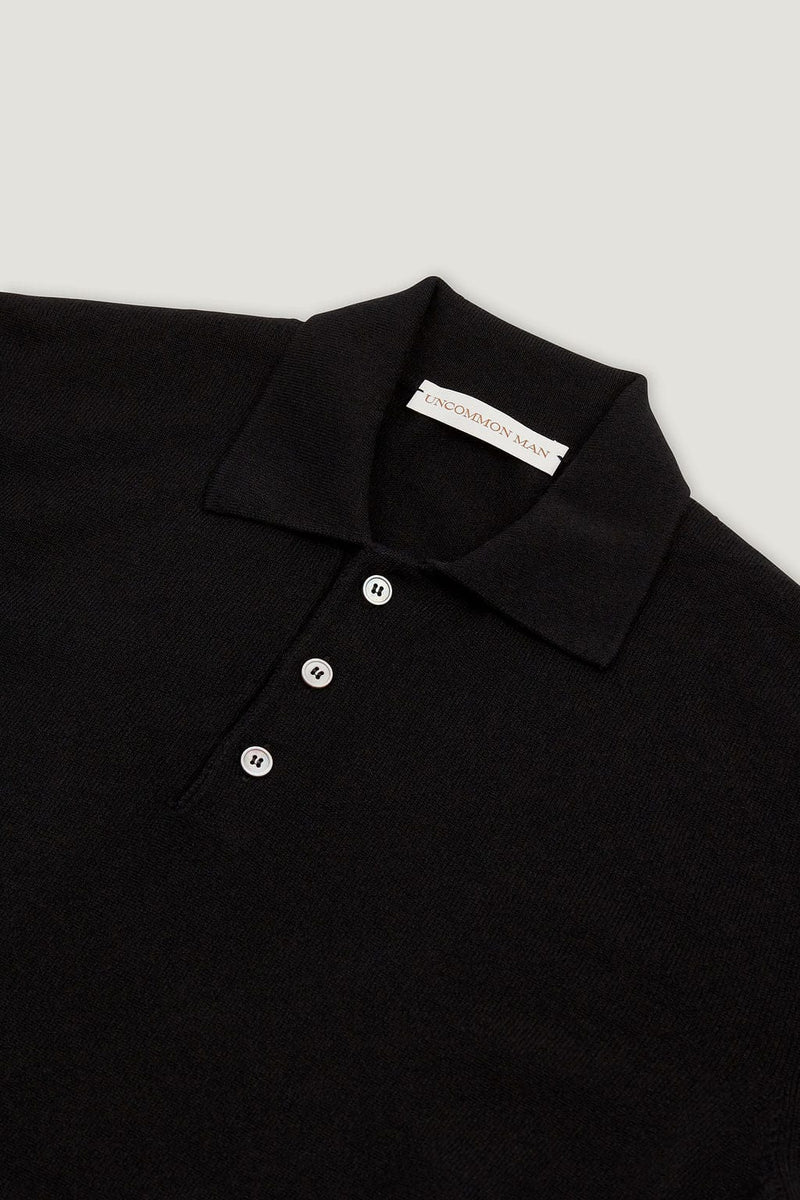 Black Polo - Wool Cashmere