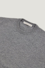 Round neck Sweater - Athletic Grey