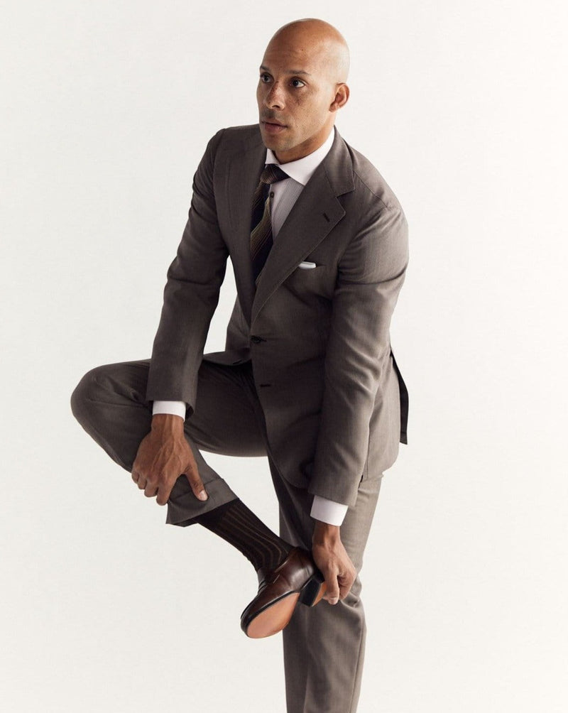 Warm Grey Wool & Mohair-blend 'Henry' Suit