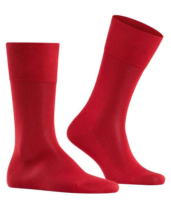 Scarlet Cotton Mid Calf Socks - Tiago