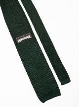 Silk Knit Tie - Green