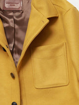 Mustard Wool/Cashmere Chore Coat