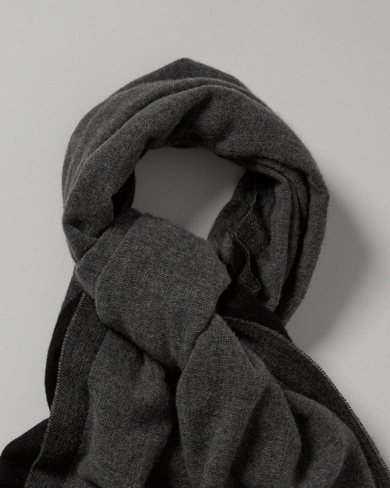 Charcoal Grey Cashmere Scarf