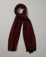 Deep Red Scarf