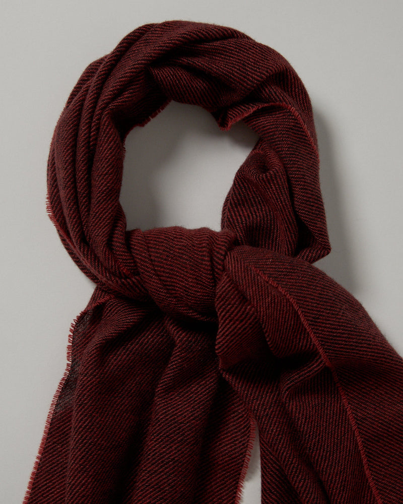 Deep Red Scarf