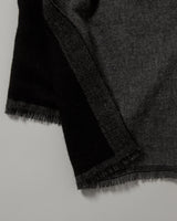 Charcoal Grey Cashmere Scarf