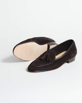 Sagan Classic Tassel Loafer - Chocolate Suede