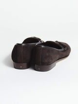 Sagan Classic Tassel Loafer - Chocolate Suede