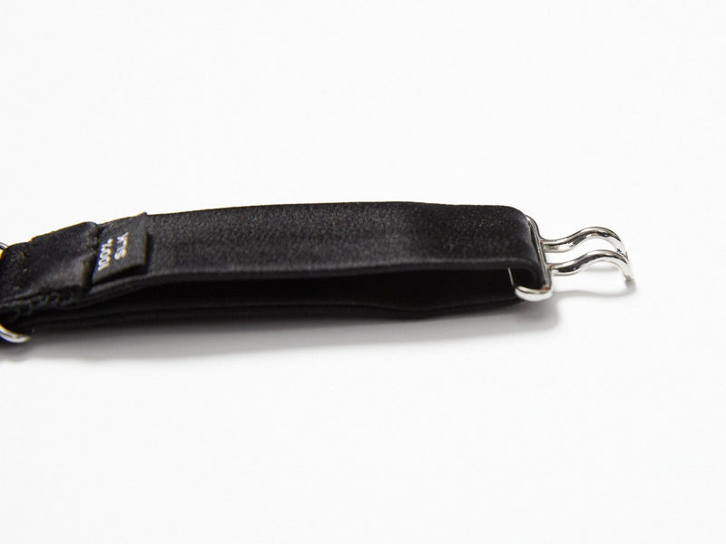 Black Satin Bowtie