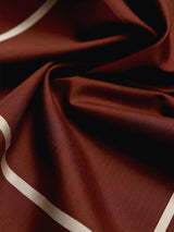 Bordeaux Cotton Pocket Square
