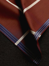 Bordeaux Cotton Pocket Square