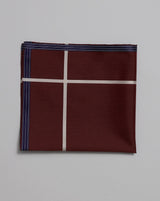 Bordeaux Cotton Pocket Square