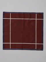 Bordeaux Cotton Pocket Square