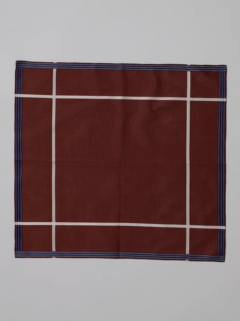 Bordeaux Cotton Pocket Square