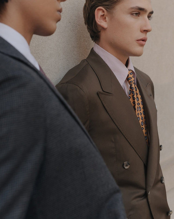 Whiskey Brown 'Charles' Double Breasted Suit