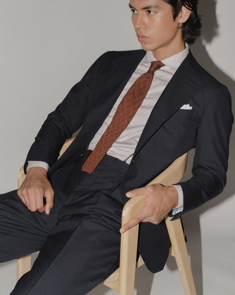 Navy Wool Fresco 'Henry' Suit