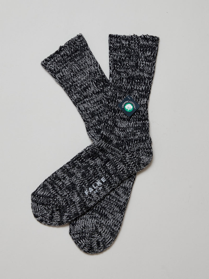 Dark Grey Cotton Comfort Sock