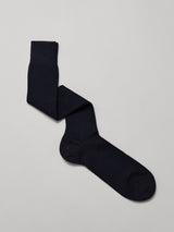 Navy Over the Calf Sock - Bristol