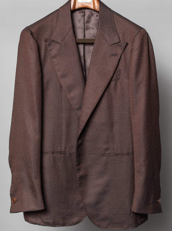 Rust Cashmere & Silk 'Grant' Jacket